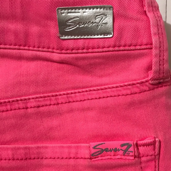 SEVEN 7 High Rise Skinny Denim Pants, Size 8 - Picture 5 of 13